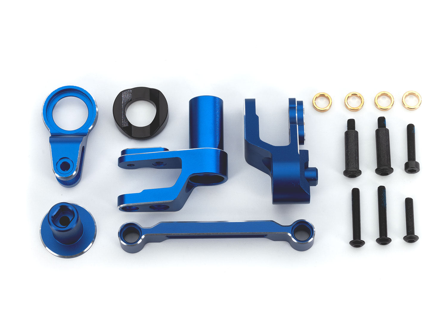 TRAXXAS STEERING BELLCRANKS ALUM BLUE