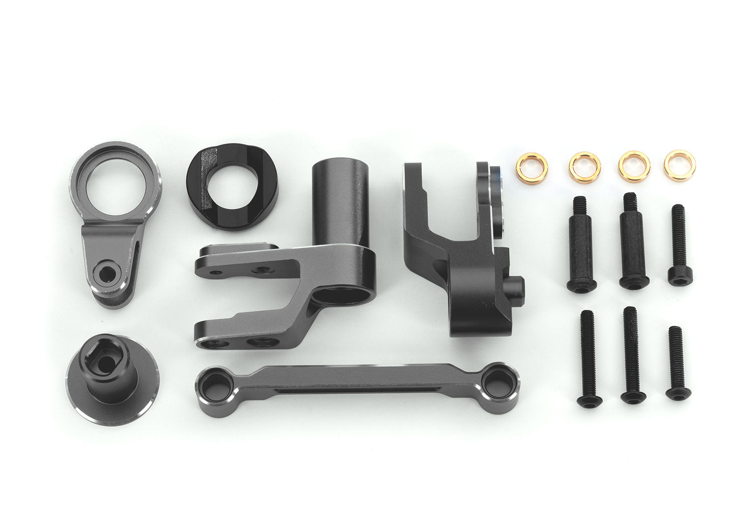 TRAXXAS STEERING BELLCRANKS ALUM GRAY