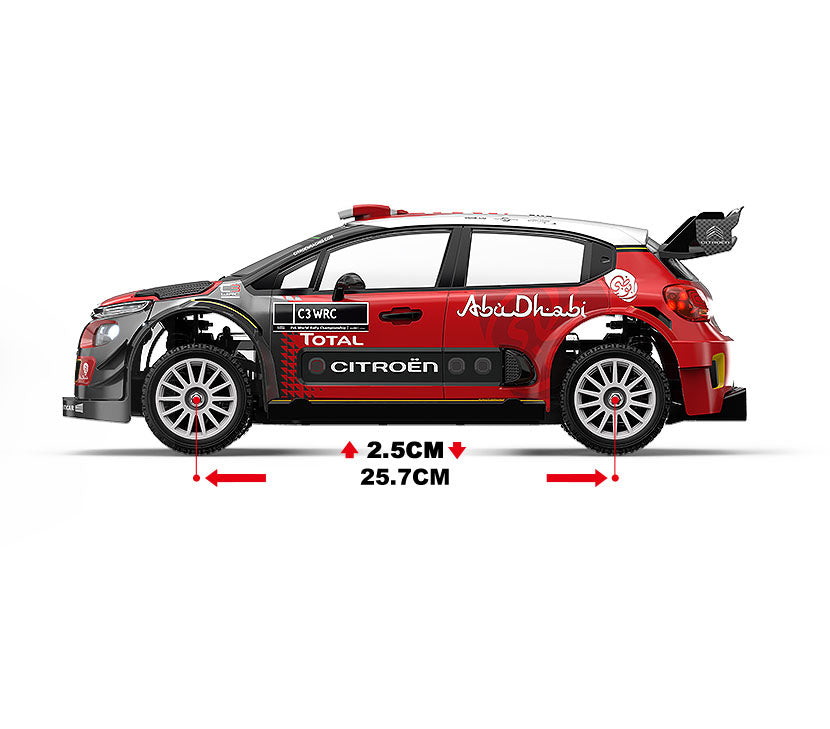 MJX 1/10 Hyper Go Citroen C3 WRC Brushless 2S RC Car (Battery & Charger included) MJX-10303-DC