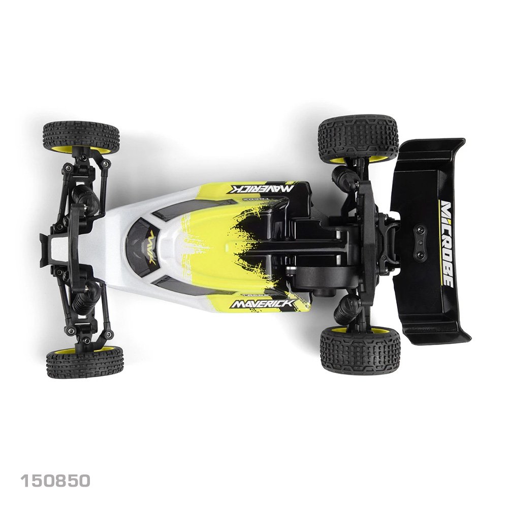 Maverick Microbe RC Buggy Electric 2WD 1/24 Scale RTR - Yellow 150850