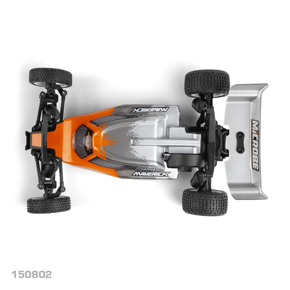 Maverick Microbe RC Buggy Electric 2WD 1/24 Scale RTR - Orange 150802
