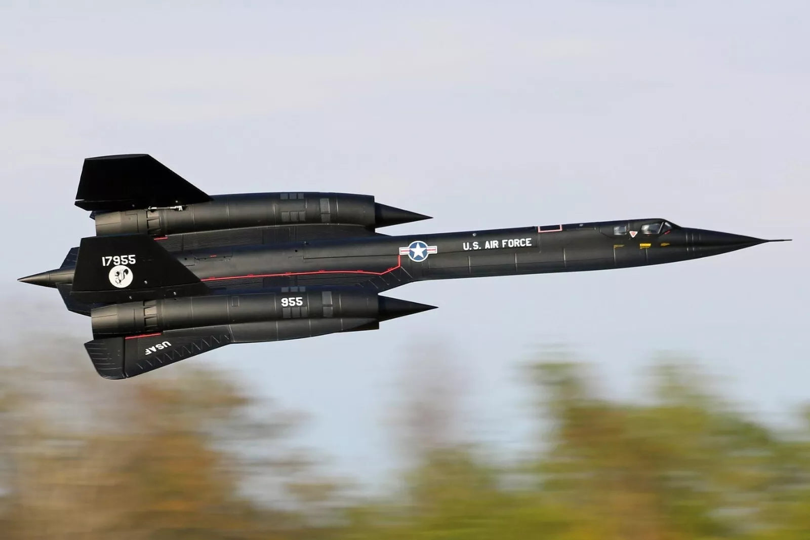 Freewing SR-71 Blackbird Twin 70mm EDF Jet With Gyro - PNP FJ32211PG Freewing