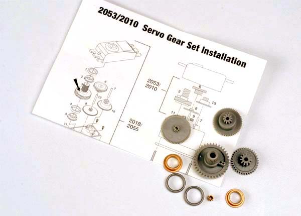 TRAXXAS SERVO GEARS FOR 2055
