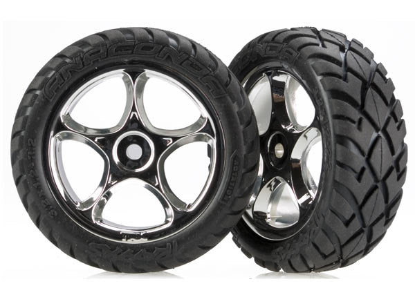 TRAXXAS TYRES AND WHEELS ASSEMBLED
