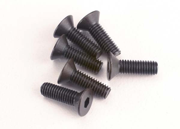 TRAXXAS C/SUNK SCREWS 3X10MM