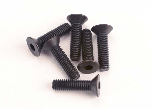 TRAXXAS C/SUNK SCREWS 3X12MM