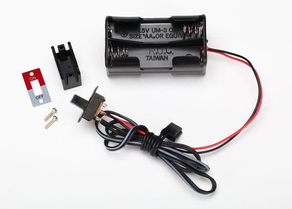 TRAXXAS BATTERY HOLDER 4-CELL /SWITCH BATTERY