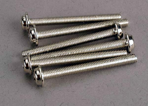 TRAXXAS SCREWS 3X30MM WASHERHEAD