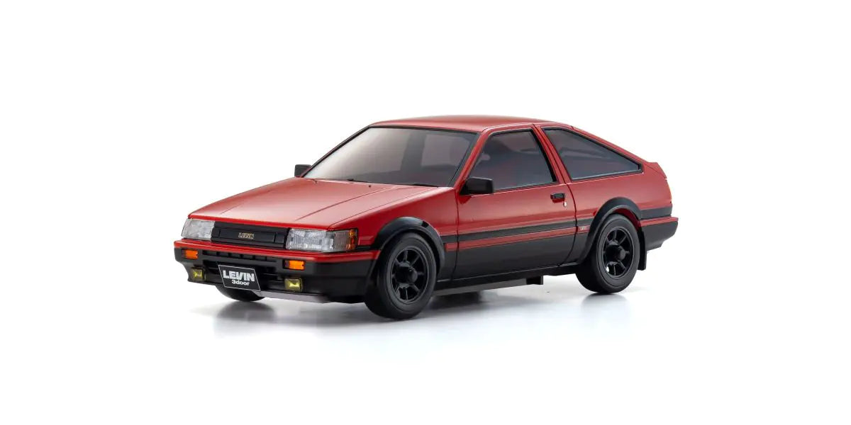 KYO-32641RBK Kyosho Mini-Z Toyota Corolla Levin AE86 Red/Black AWD MA-020 Readyset Kyosho