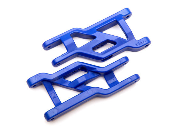 3631A TRAXXAS SUSPENSION ARMS BLUE FRONT HEAVY DUTY (2) Traxxas