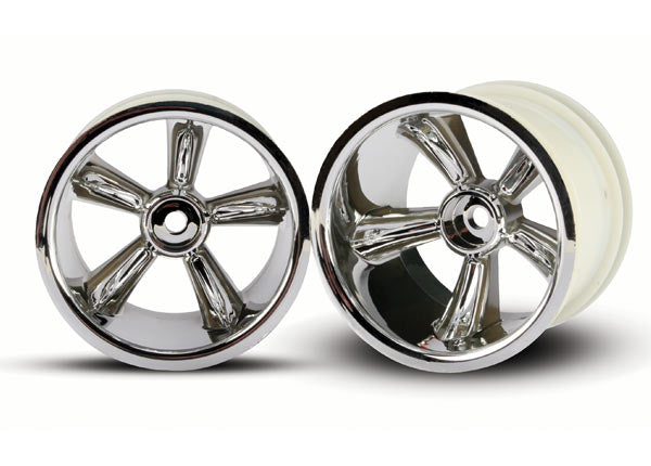 TRAXXAS PROSTAR CHROME REAR WHLS