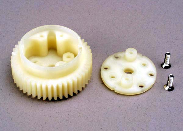 TRAXXAS DIFF.GEAR/PLATE & SCREWS
