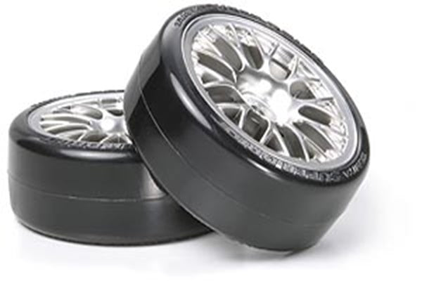 T54021 TAMIYA MESH WHEEL W/SD TIRE*2(24MM/+2) Tamiya