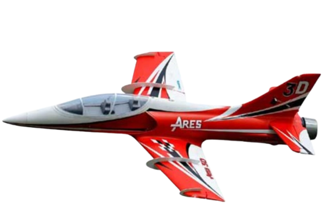 Freewing Ares 3D Red High Performance 6S 90mm EDF Jet - PNP+ Gyro FJ32311PG