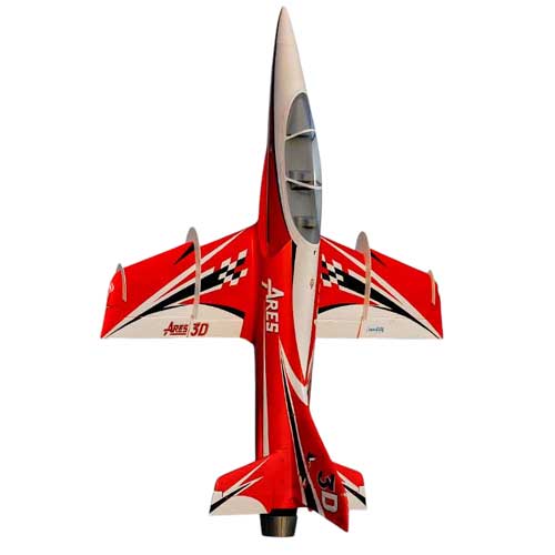 Freewing Ares 3D Red High Performance 6S 90mm EDF Jet - PNP+ Gyro FJ32311PG