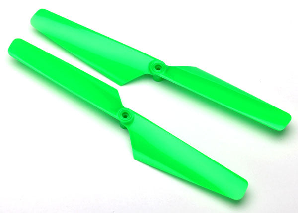6631 TRAXXAS ROTOR BLADE SET GREEN (2) ROTOR BLADE