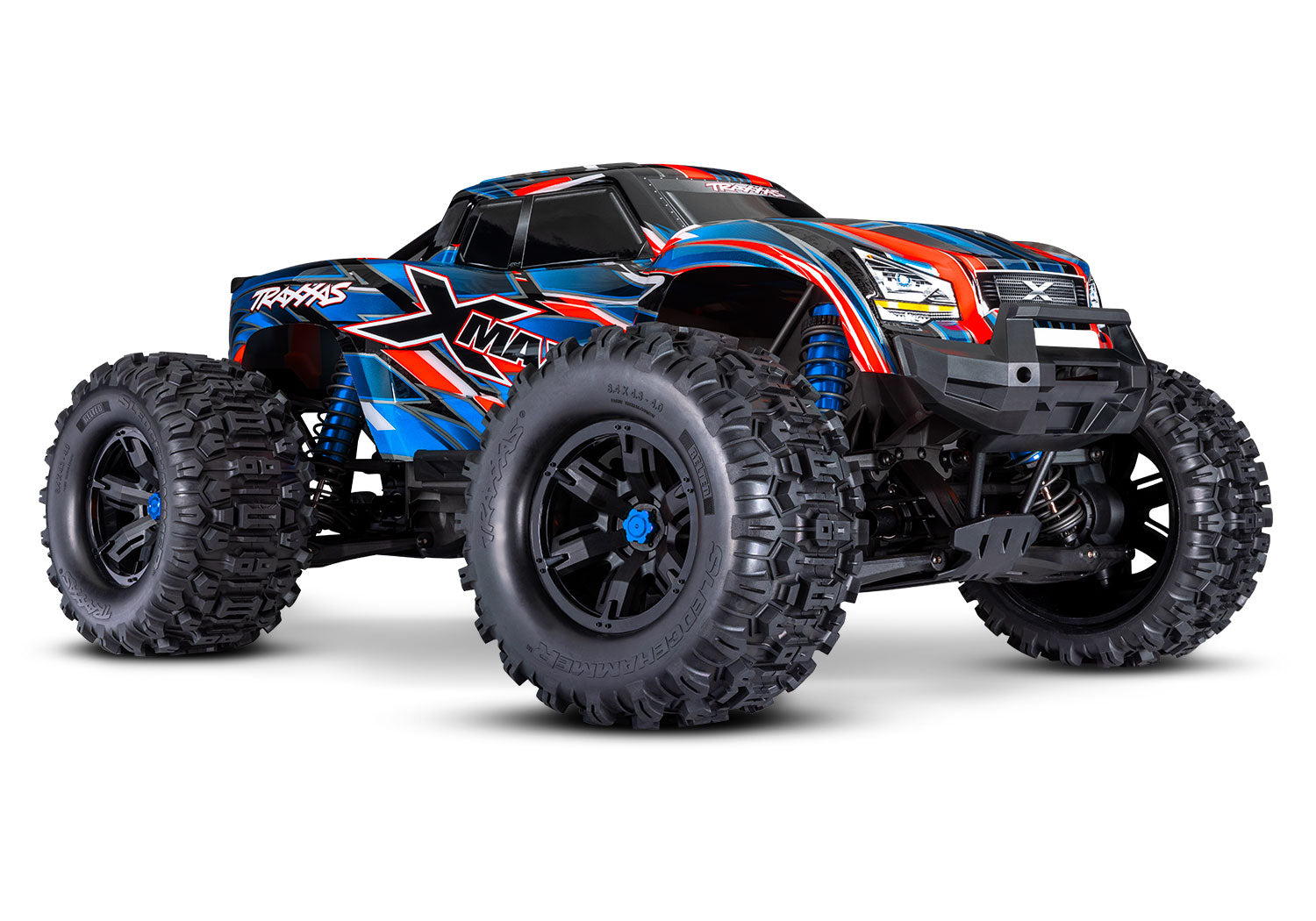 Traxxas X-Maxx 8S 1/6 4WD Brushless RTR Monster Truck (Blue) w/2.4GHz TQi Radio, TSM & Belted Tires TRAXXAS
