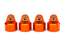 8964T TRAXXAS SHOCK CAPS ALUM (ORANGE-ANOD) GT-MAXX SHOCKS (4)