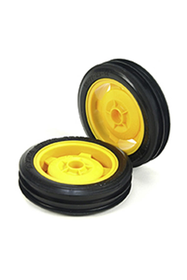 TAMIYA FRONT TIRE & WHEEL (2) FOR 58340