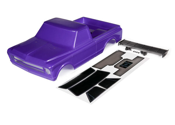 9411P TRAXXAS BODY CHEVROLET C10 PURPLE (PAINTED)