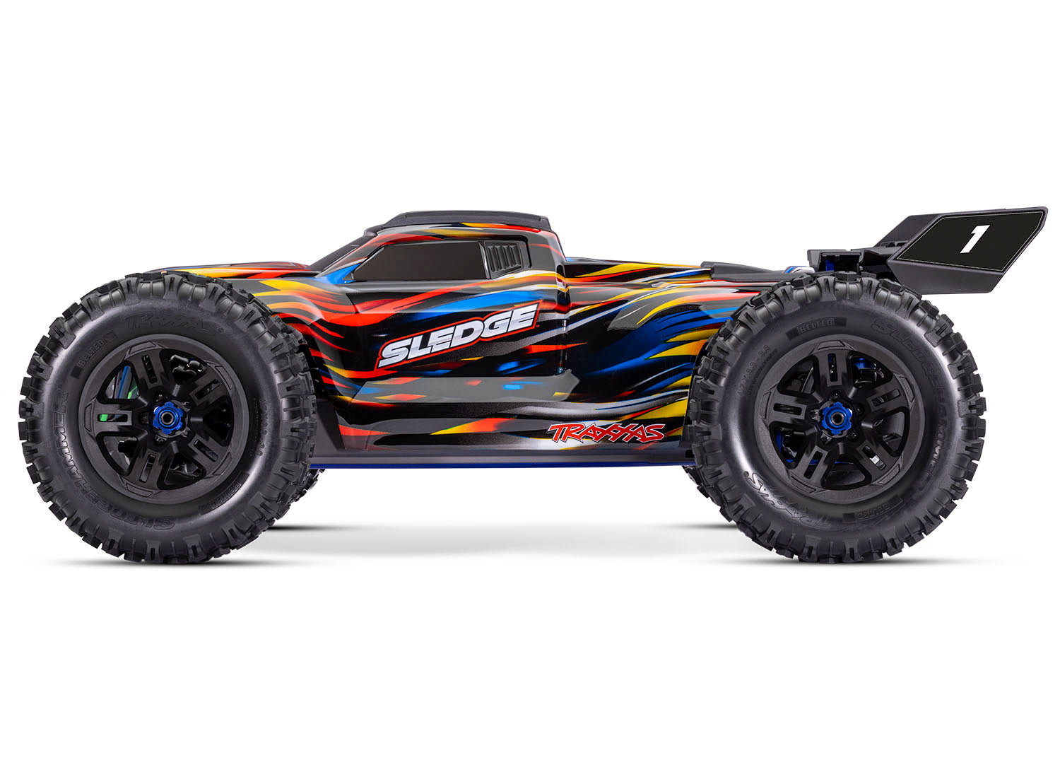 Traxxas Sledge 6S 4WD Electric 1/8 Monster Truck Belted 2025 Blue