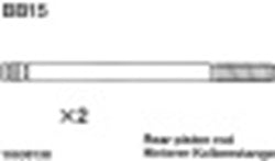 TAMIYA PISTON ROD (2) FOR 58391