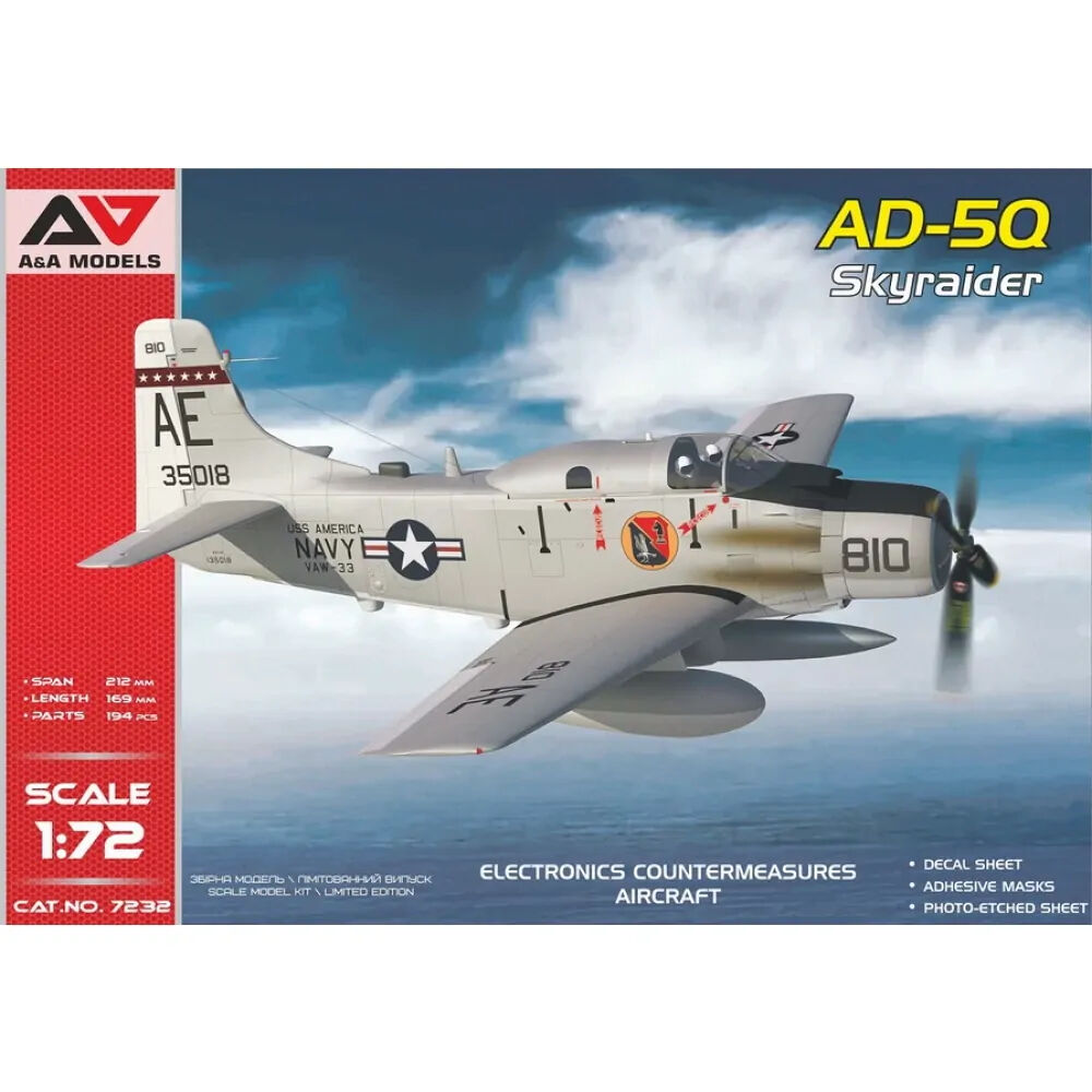 A&A Models 1/72 AD-5Q "SkyRaide" (ECM version) Plastic Model Kit AAM7232