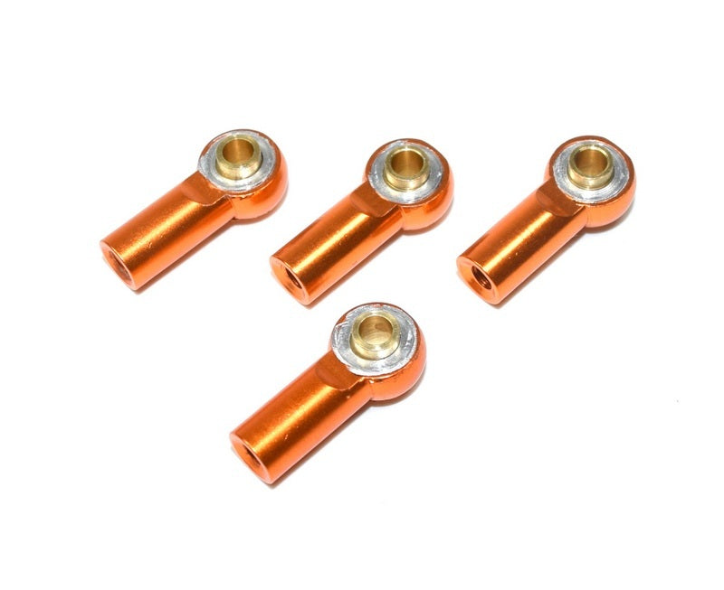 AB2330031 Absima Alu Rose Joints/Turnbuckles (4) orange 1:10