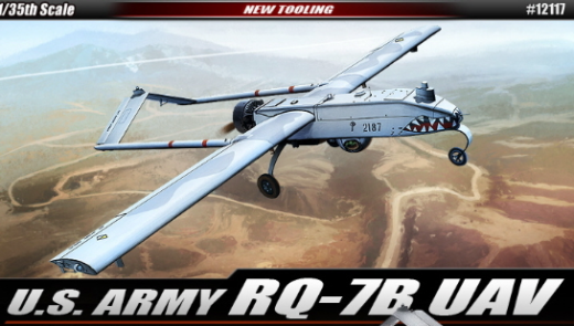 ACA-12117 Academy 1/35 U.S. Army RQ-7B UAV Shadow Plastic Model Kit [12117]