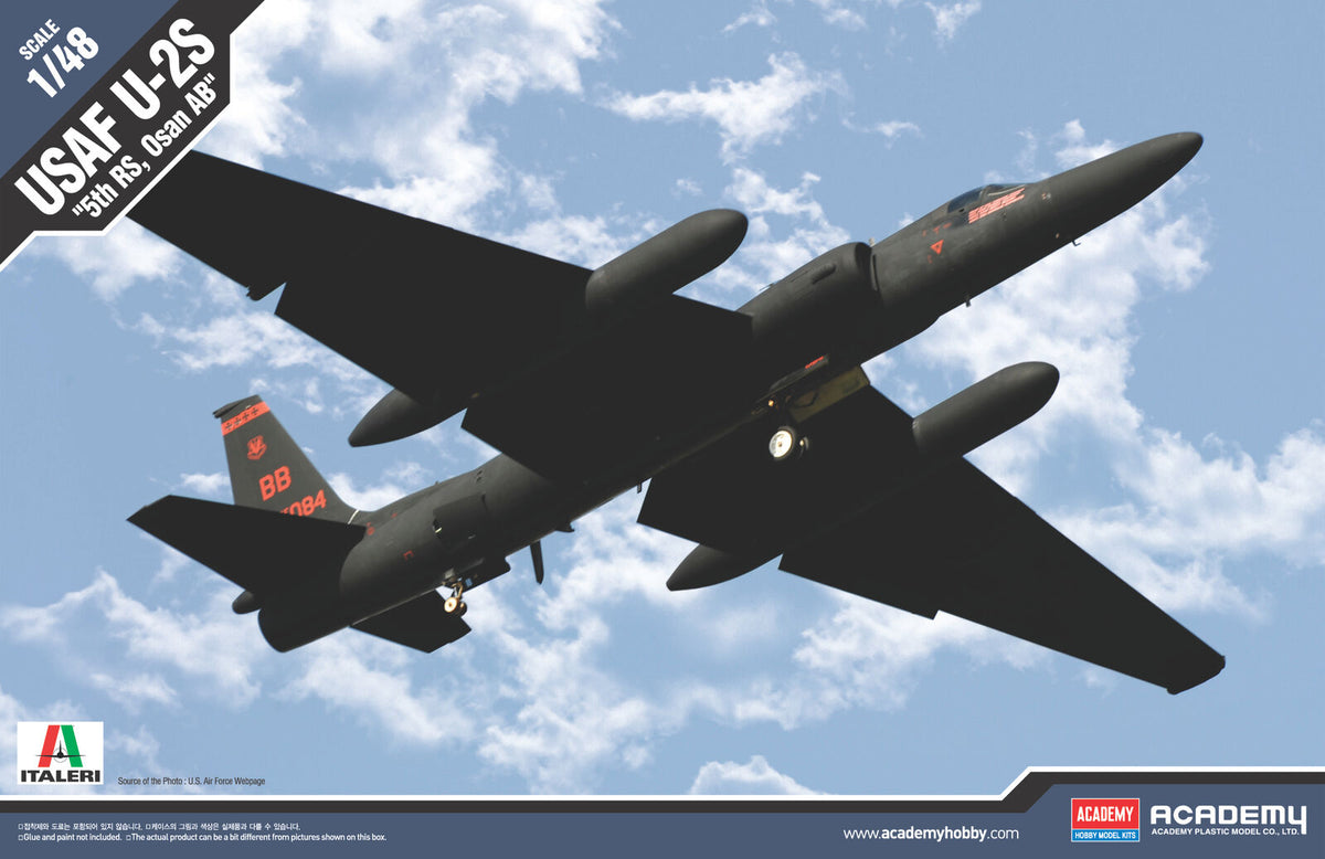 Academy 1/48 USAF U-2 "5th Reconnaissance Squadron" Plastic Model Kit ACA-12307