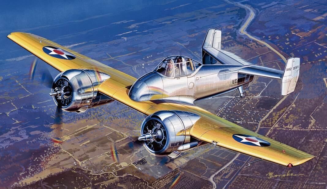 Academy 1/48 USN XF5F-1 Skyrocket Plastic Model Kit ACA-12363