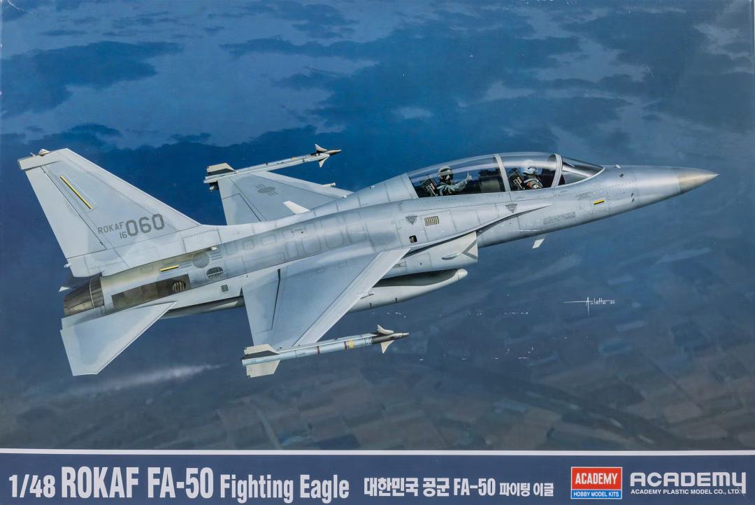Academy 1/48 ROKAF FA-50 Fighting Eagle Plastic Model Kit ACA-12366