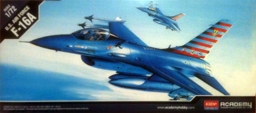 ACA-12444 Academy 1/72 F-16A Fighting Falcon Plastic Model Kit [12444]