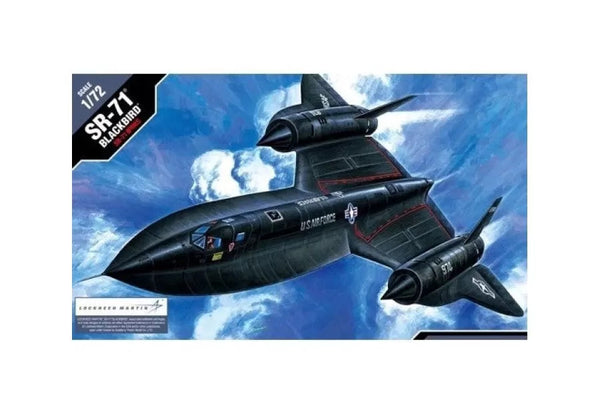 ACA-12448 Academy 1/72 SR-71 Blackbird Plastic Model Kit [12448]