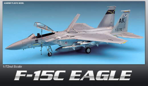 Academy 1/72 F-15C EAGLE Plastic Model Kit ACA-12476