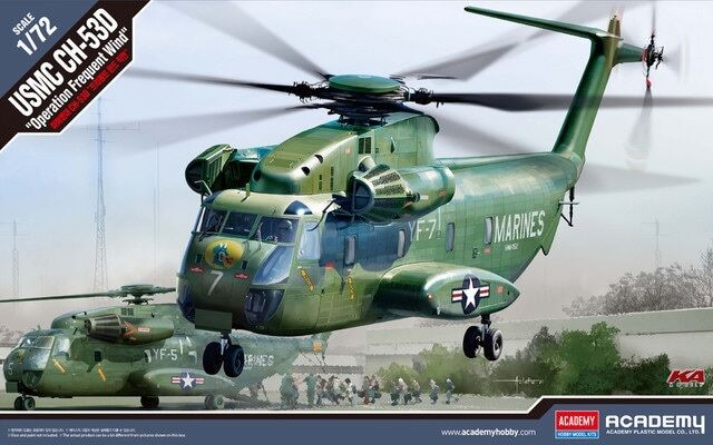 Academy 1/72 USMC CH-53D "Operation Frequent Wind" Plastic Model Kit