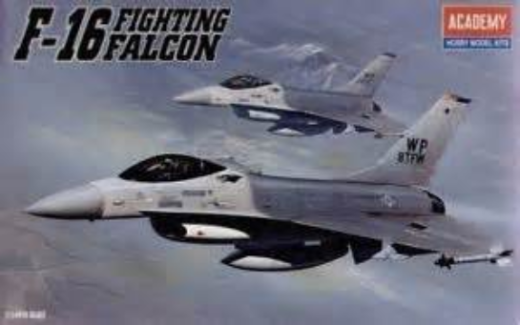 ACA-12610 Academy 1/144 F-16 Fighting Falcon Plastic Model Kit [12610]