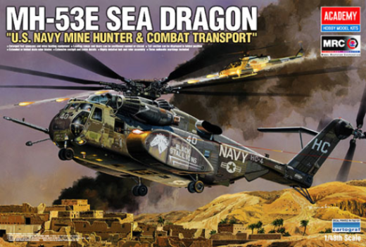 ACA-12703 Academy 1/48 MH53E Sea DragonPlastic Model Kit Academy