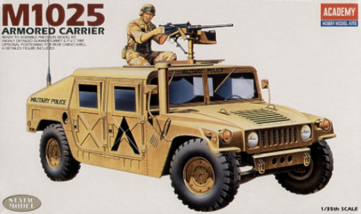 ACA-13241 Academy 1/35 M-1025 Armored Carrier Plastic Model Kit [13241]