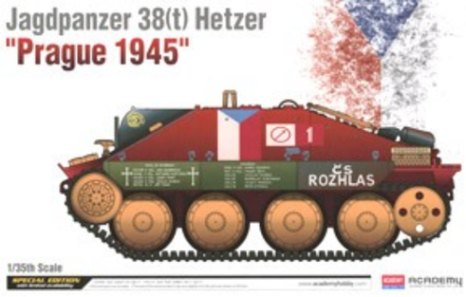 Academy 1/35 Hetzer "Prague 1945" Plastic Model Kit ACA-13277