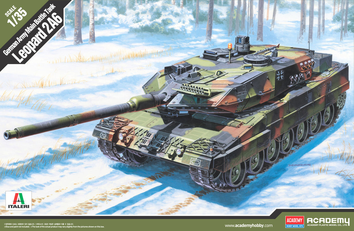 Academy 1/35 German Leopard2 A6 Plastic Model Kit ACA-13282