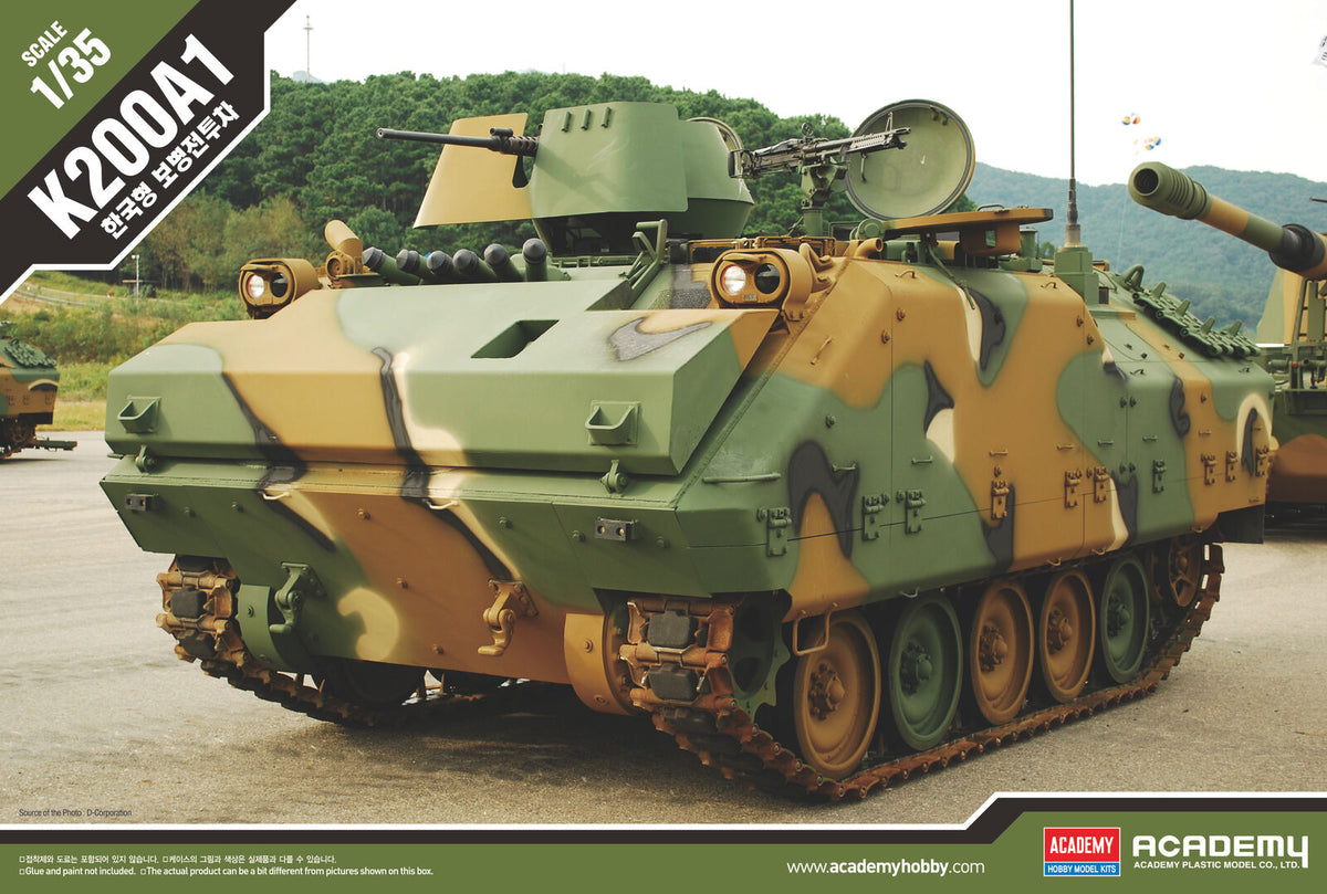 Academy 1/35 ROK KIFV K-200A1 A.P.C. Plastic Model Kit ACA-13292