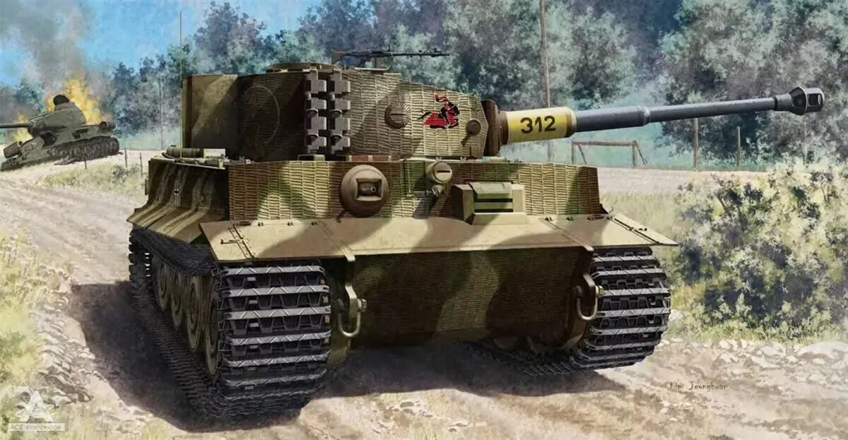 Academy 1/72 1/72 German Tiger-I Ver. Late Plastic Model Kit ACA-13431
