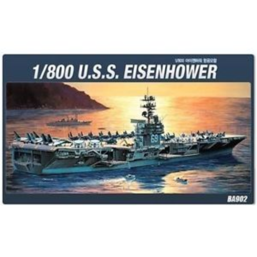 ACA-14212 Academy 1/800 U.S.S. CVN-69 Eisenhower Plastic Model Kit [14212]