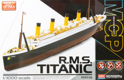 ACA-14217 Academy 1/1000 RMS Titanic MCP Model Kit [14217]