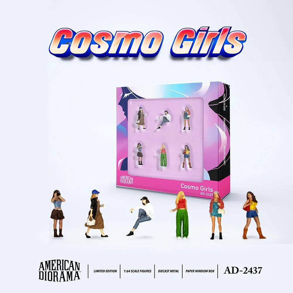American Diorama 1/64 Cosmo Girls Figure Set AD-2437