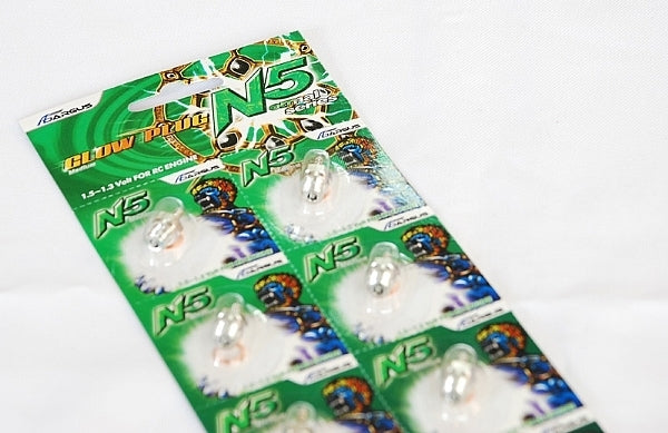 AG01-010302 Argus Platinum Glow Plug N5 Medium- Sold Individually (10pcs/sheet) Argus