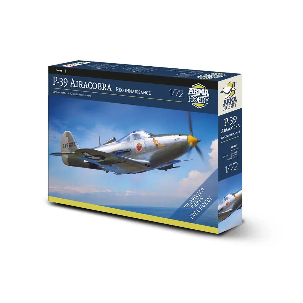 Arma Hobby 1/72 P-39 Reconnaissance Plastic Model Kit AH70058