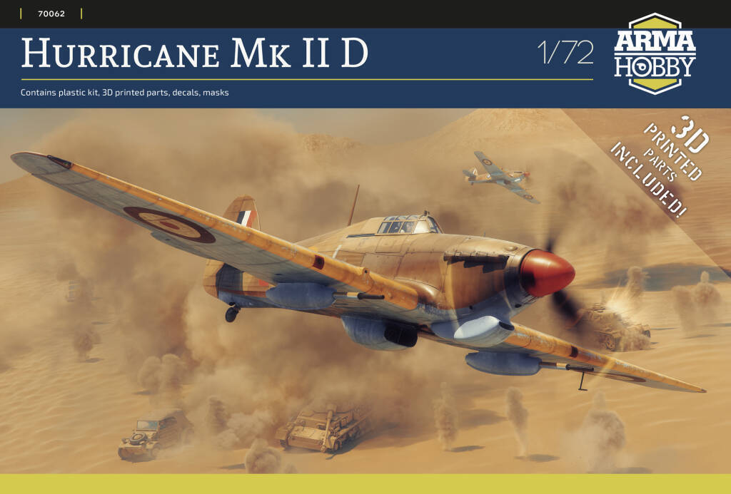 Arma Hobby 1/72 Hurricane Mk II D Plastic Model Kit AH70062