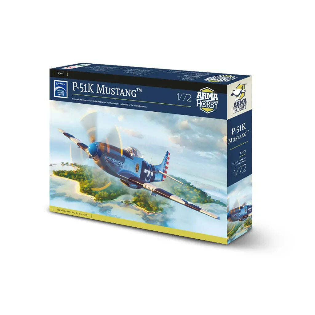 Arma Hobby 1/72 P-51K Mustang Plastic Model Kit AH70071